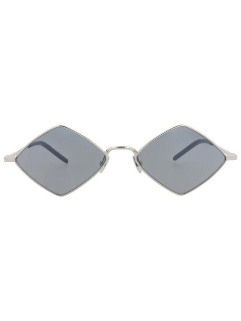 New Saint Laurent Unisex Square/Rectangle Silver Silver Silver Fashion Designer